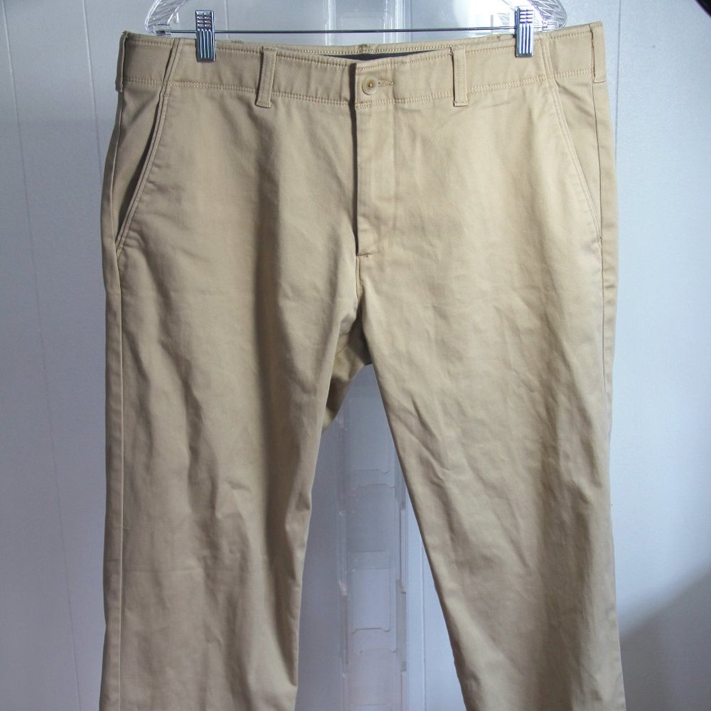 Haggar In Motion Dark Khaki Pants